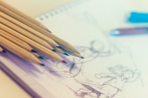 Door te tekenen met potlood en houtskool krijg je ervaring met verhoudingen, standen en vormen van het naaktmodel